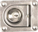 Κλειδαριά Ιnox χωνευτή με κλειδί 55x65mm