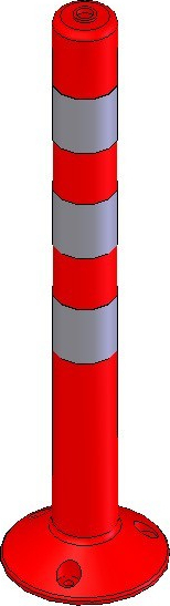 Κολωνάκι σήμανσης εύκαμπτο 75cm
