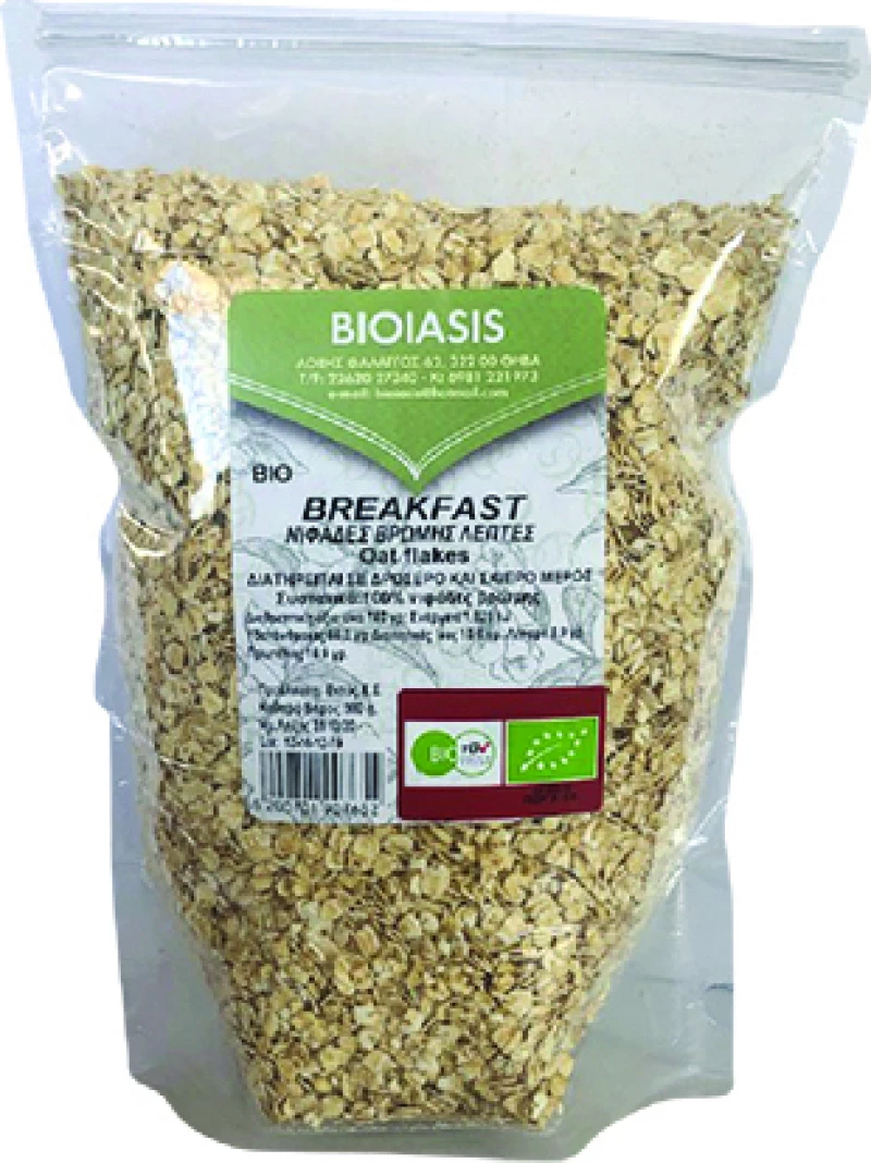 Bioiasis Νιφάδες Βρώμης 500gr