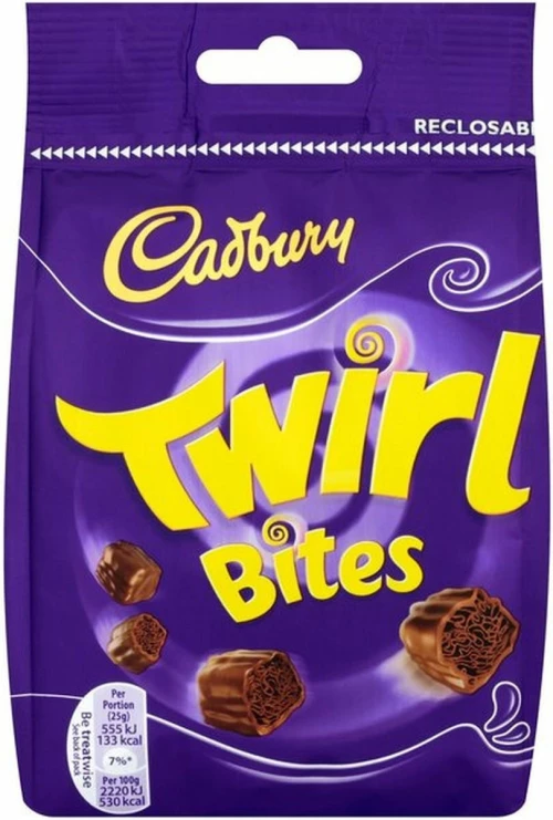 Cadbury Σοκολατάκια Twirl Bites 109gr