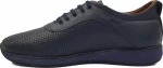 Ανδρικά Δερμάτινα Sneakers - KAE8 - Μπλέ