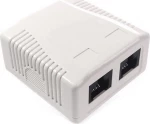Act Πρίζα Αυτοκόλλητη Επιτοίχια 2Xrj45 Cat6A Stp Fa7004