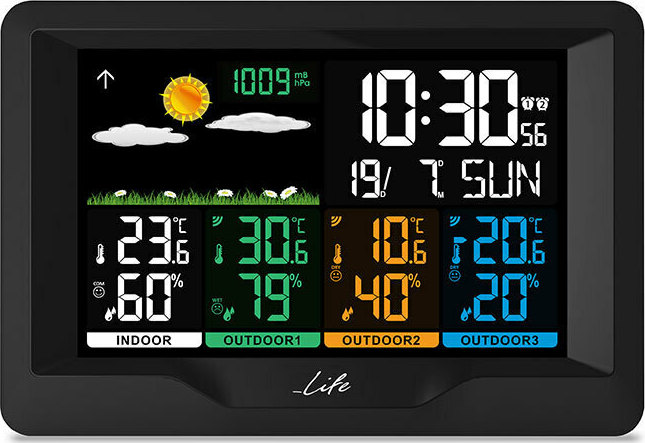 Life Weather Station Continental Quad Display