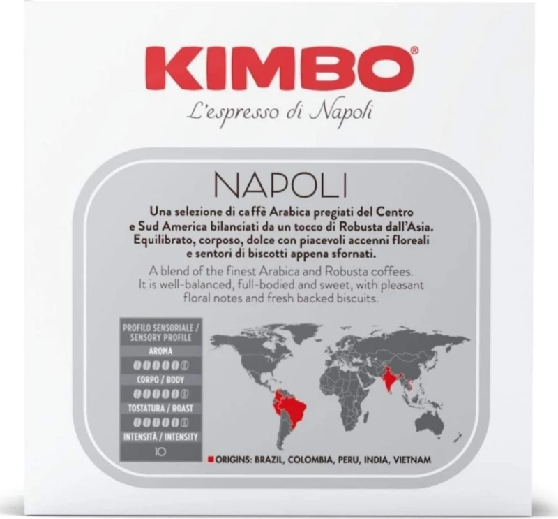 Kimbo Κάψουλες Espresso Napoli Dolce Gusto Συμβατές με Μηχανή Dolce Gusto 16caps