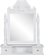 vidaXL Καθρέπτης Δαπέδου Ξύλινος 50x12.5cm