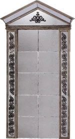 Artekko Καθρέπτης Δαπέδου Μεταλλικός 136x15x240cm
