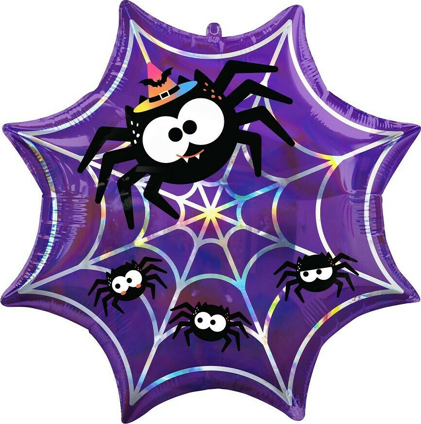 Μπαλόνι Φοιλ Σχήμα Iridescent Spiderweb
