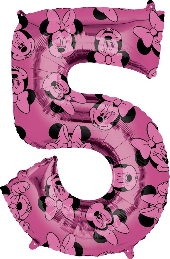 Μπαλόνι Foil Νούμερο 5 Minnie Mouse 66cm