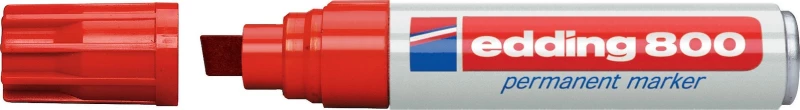 Edding 800 Ανεξίτηλος 12mm Κόκκινο
