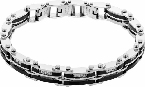 Visetti Ανδρικό Βραχιόλι με σχέδιο από Ατσάλι