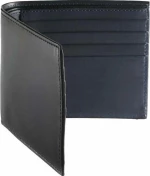 Officine Creative Marine Blue Leather Wallet