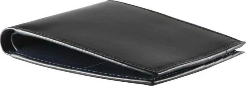 Officine Creative Marine Blue Leather Wallet
