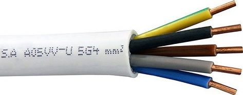 Καλώδιο μονόκλωνο ΝΥM 5Χ4mm