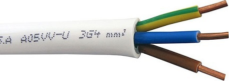 Καλώδιο μονόκλωνο ΝΥM 3Χ4mm