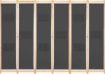 vidaXL Διακοσμητικό Παραβάν Ξύλινο 240x170cm