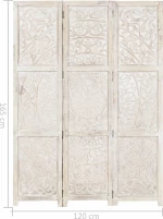 vidaXL Διακοσμητικό Παραβάν Ξύλινο 120x165cm