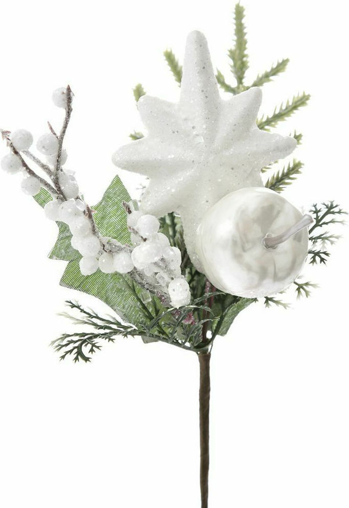 Πικ Με Αστέρι Και Μήλο Λευκό 23cm