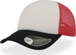 Καπέλο Πεντάφυλλο Mesh Atlantis Rapper White/Red/Black