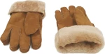Μουτόν Γάντια Camel Καφέ