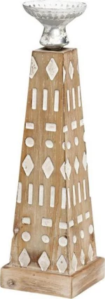 Espiel Κηροπήγιο Ξύλινο 42x12x42cm