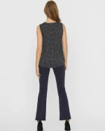 Vero Moda 10244890 Βραδινό Αμάνικο Γυναικείο Top Μαύρο