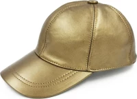 Χρυσό Δερμάτινο Καπέλο Κίτρινο