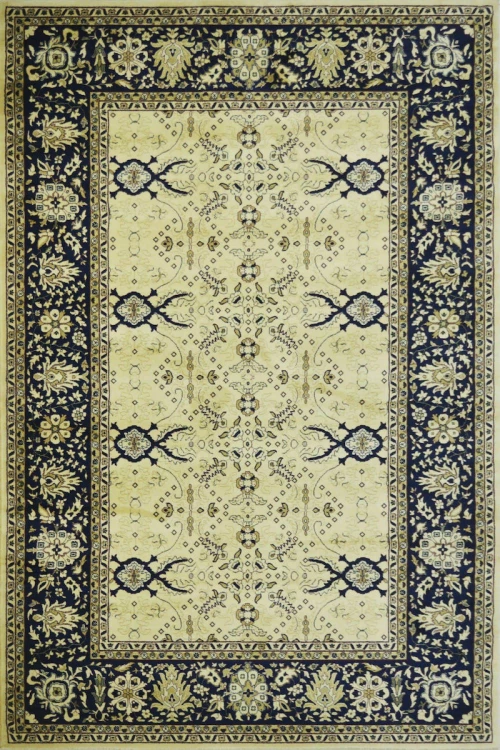 Χαλί Isfahan 121 Blue-Beige 135Χ200cm