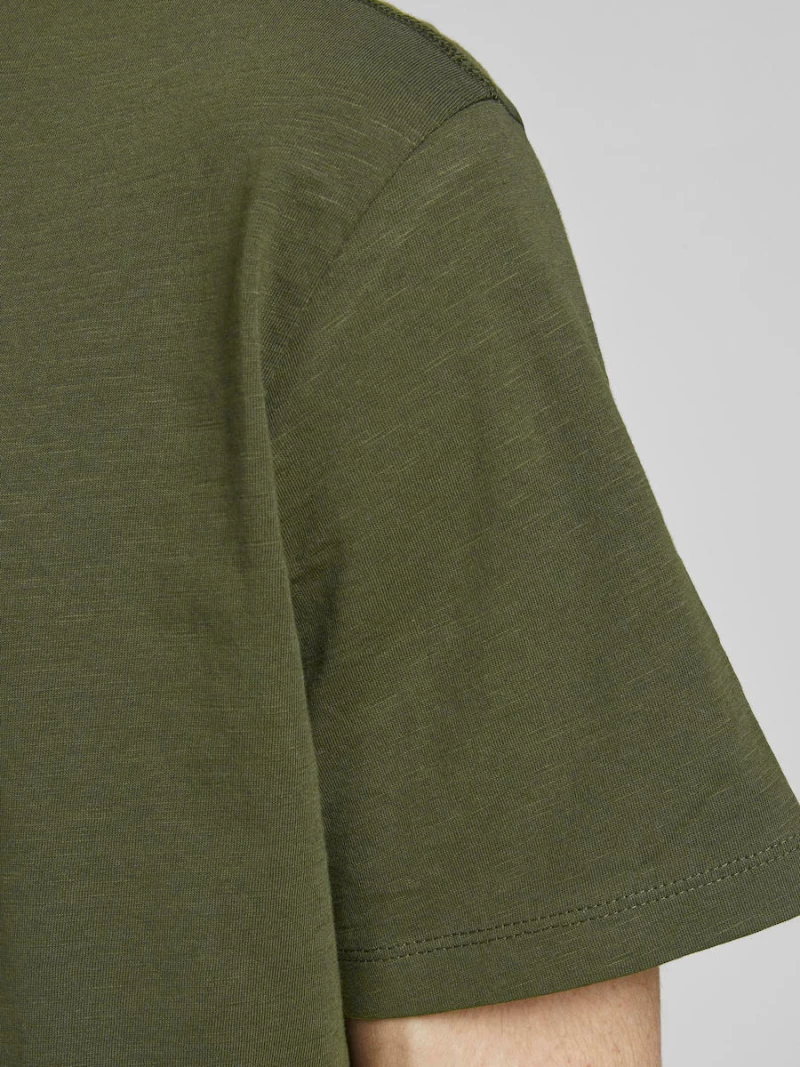 Jack & Jones 12182498 Ανδρικό T-shirt Forest Night Μονόχρωμο