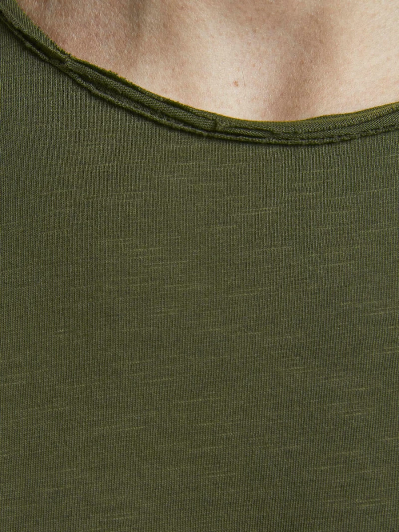 Jack & Jones 12182498 Ανδρικό T-shirt Forest Night Μονόχρωμο