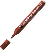 Edding 2000C Ανεξίτηλος 3mm Καφέ
