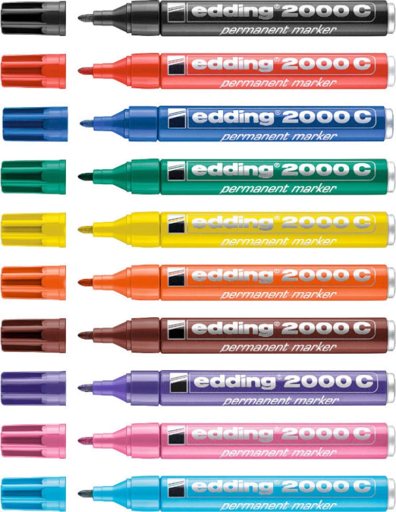 Edding 2000C Ανεξίτηλος 3mm Καφέ
