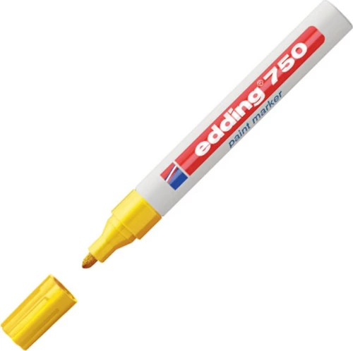 Edding 750 Ανεξίτηλος 4mm Κίτρινο