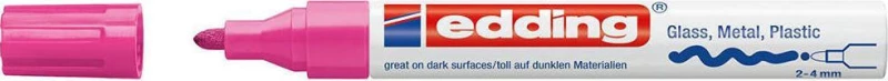 Edding 750 Ανεξίτηλος 4mm Ρόζ