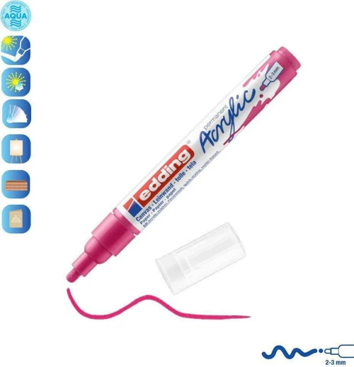 Edding 5100 Ακρυλικός 3mm Telemagenta