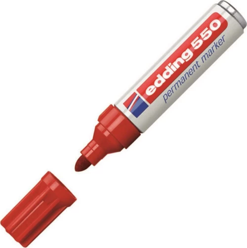 Edding 550 Ανεξίτηλος 4mm Κόκκινο