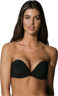 Luna Secret Sense 11064 Μαύρο Strapless Σουτιέν Χωρίς Ενίσχυση