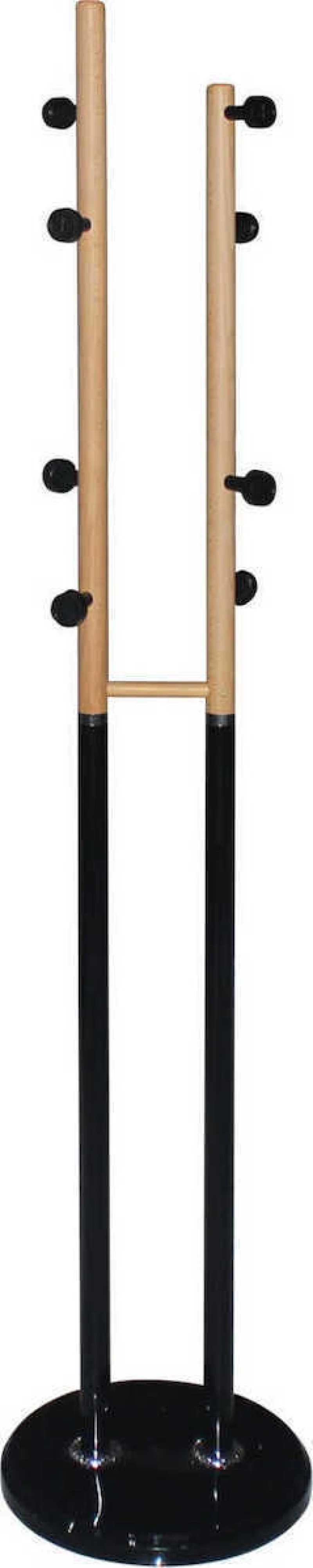 Woodwell Nordic Duo Καλόγερος Μεταλλικός 37x37x170cm