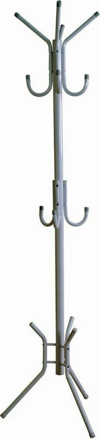 Woodwell Leroy Καλόγερος Μεταλλικός Silver 38x38x176cm