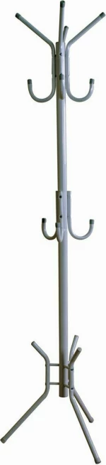 Woodwell Leroy Καλόγερος Μεταλλικός Silver 38x38x176cm