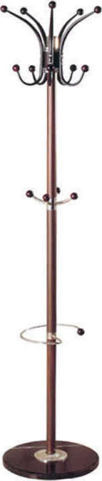 Zita Plus Καλόγερος Μεταλλικός Καφέ 38x38x180cm