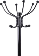 Ankor Καλόγερος Μεταλλικός Μαύρος 178cm