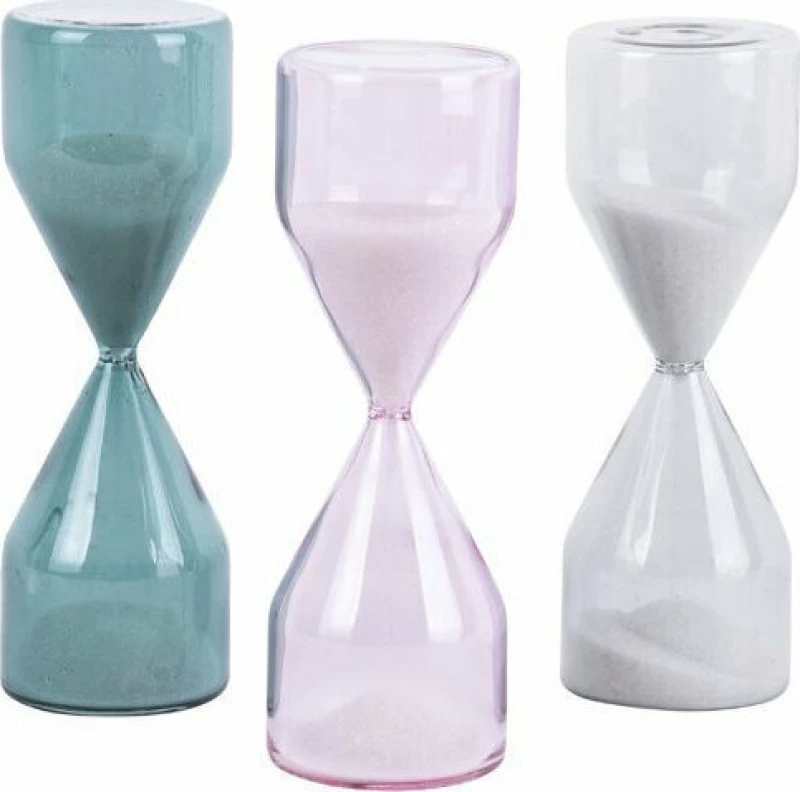 PRESENT TIME ΓΥΑΛΙΝΗ ΚΛΕΨΥΔΡΑ 18εκ.ΡΟΖ ΓΥΑΛΙ