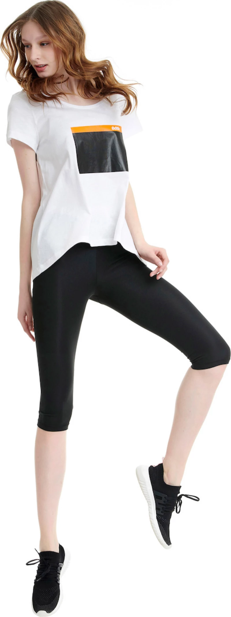 BodyTalk 1201-903016 Αθλητικό Γυναικείο Capri Κολάν Ψηλόμεσο Μαύρο