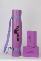 Ιμάντας Μεταφοράς Yoga Mat Carrier + Stretching Strap Niyamas Purple