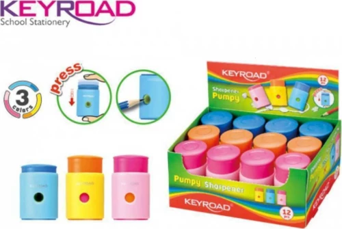 Keyroad Ξύστρα Βαρελάκι (Διάφορα Χρώματα)