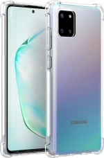 Θήκη Πλάτης Σιλικόνης Anti Shock 1.5mm για Samsung N770F Galaxy Note 10 Lite - Χρώμα: Διάφανο
