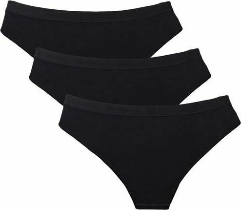 FMS Γυναικείο Slip Classic Cotton Tai - Τριπλό Πακέτο Μαύρο