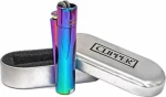 Clipper Αναπτήρας Υγραερίου Πολύχρωμος Metal Rainbow Icy Colour