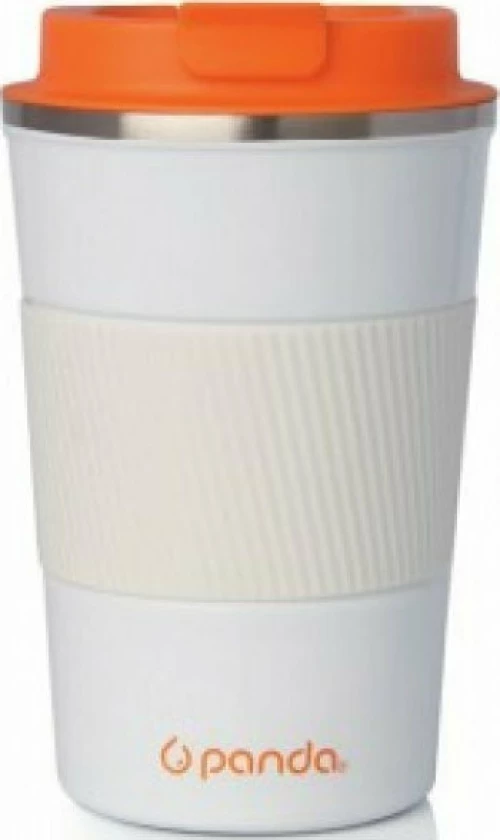 Panda Ποτήρι Θερμός Λευκό Πορτοκαλί 0.35lt