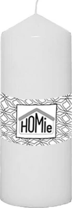 HOMie Διακοσμητικό Κερί 57443 Λευκό 7x14cm